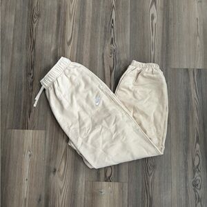 Beige Small Nike Cream Sweatpants